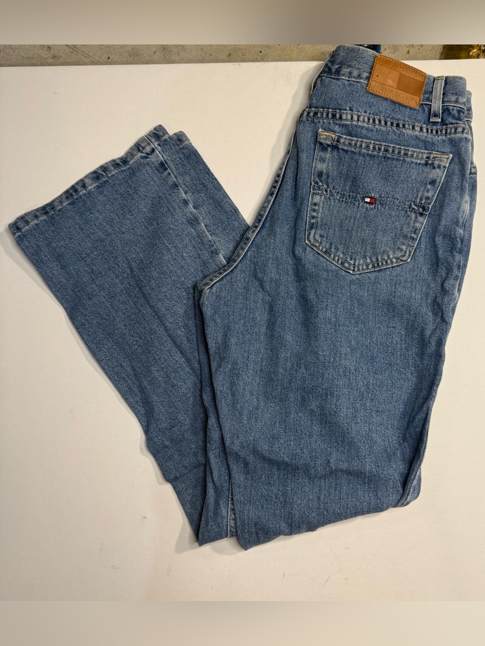 Tommy Hilfiger Light Blue Straight-Leg Jeans